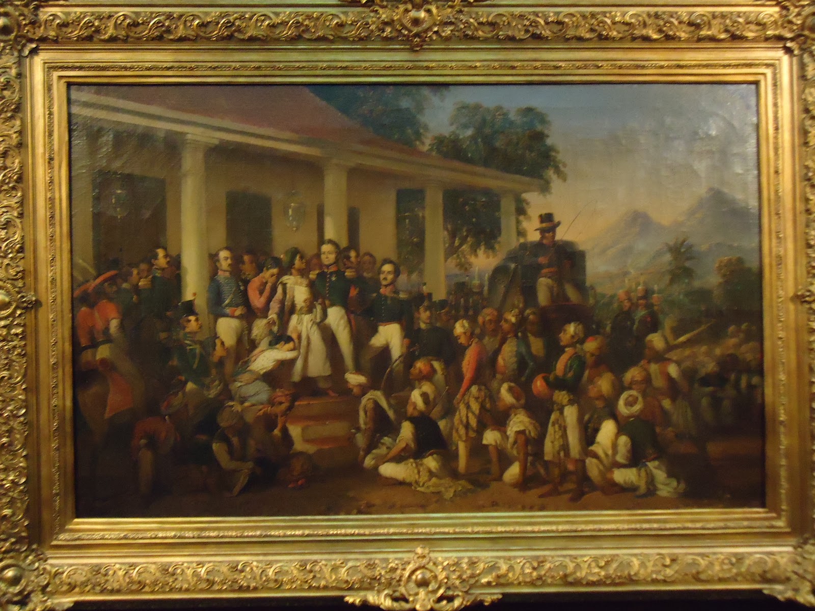 Lukisan Penangkapan Pangeran Diponegoro Seni Budaya Smasa