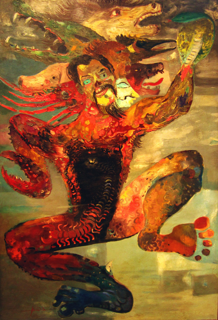  Bisikan Iblis karya Hendra Gunawan seni budaya smasa